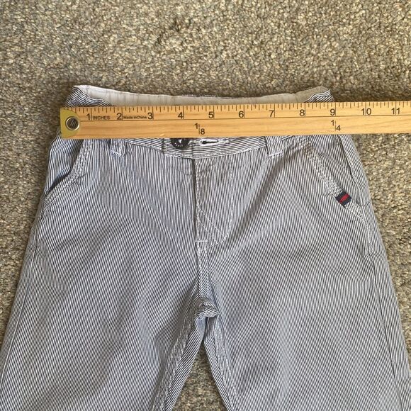 Jacadi Pants Kids 3T /88cm Striped Roll Tab Straight Leg Adjusted Waist - Picture 12 of 12